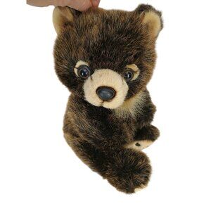Forest Younguns Stuffed Brown Bear Plush 12" Realistic Faux Fur‎ Teddy Vintage